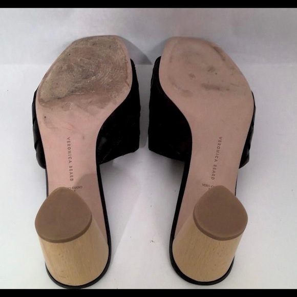 VERONICA BEARD - Size 9
Kiele Woven Napa Block-Heel Sandals *worn twice - Picture 8 of 9